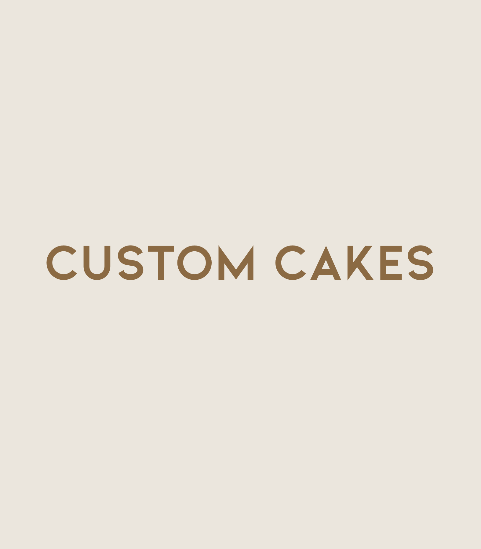 CUSTOM CAKES - The Baking Factory
