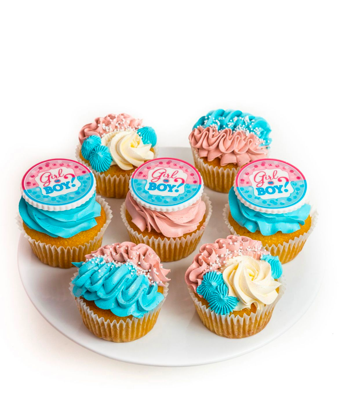 Gender Reveal Cupcakes