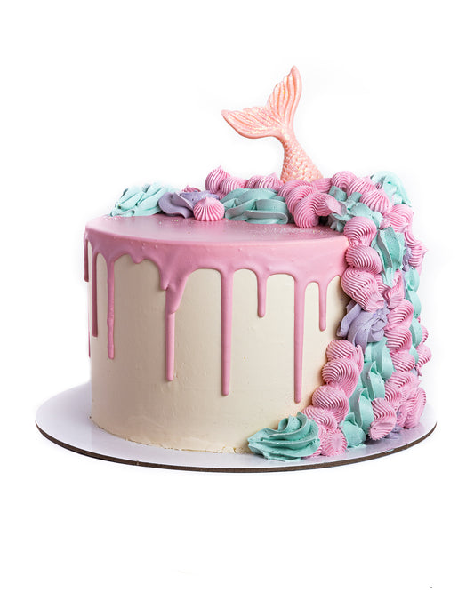 Mermaid Tail Birthday Cake