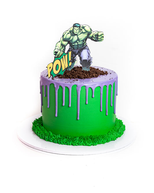 Hulk Birthday Cake